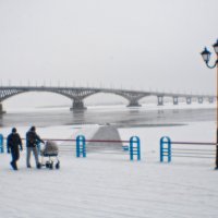 Мокрая зима 2014. Саратовский мост :: Андрей Селиванов
