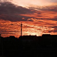Необычный закат . :: Виктория Гончаренко