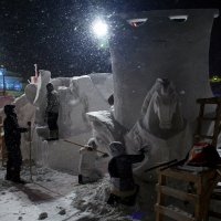 снежные скульптуры :: Владислав Чернов