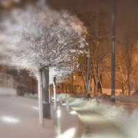 Зимний вечер в Киеве... :: Андрей Зелёный