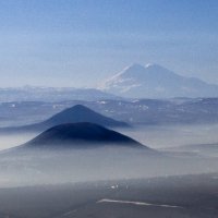 Вид на Эльбрус с горы Машук, Пятигорск :: Макс Сологуб