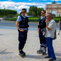 Роликовая полиция Парижа :: Александр фотостраничка