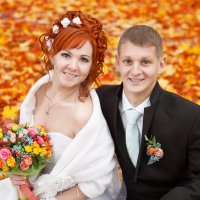 осенняя свадьба :: Юлия Шестоперова