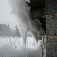 Воланы снежные на крышах, как белый свадебный наряд... :: Наталья Ерёменко