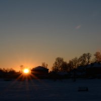 Зимний закат :: Викка Шкунова