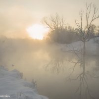 Зимний пейзаж в морозное утро :: Владимир 