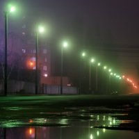 Улица зеленых фонарей :: Владимир Кирпа 