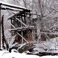 Остатки старого деревянного моста... :: Александр Зотов