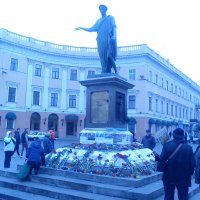 Одесса. Памятник Дюку. :: алексей кривошея