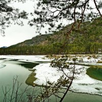 Зимняя Катунь. :: Владимир Михайлович Дадочкин