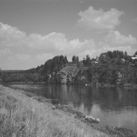 Черно-белый пейзаж. Река Ай :: OMELCHAK DMITRY 