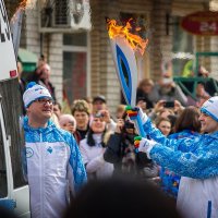 Эстафета Паралимпийского огня в Таганроге. :: Дмитрий -