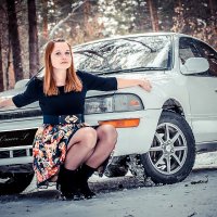 Девушка и автомобиль!!! :: Sergey Osincev