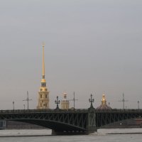 Троицкий мост и Петропавловская крепость :: Елена 