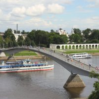 Великий Новгород. Пешеходный мост через Волхов. :: Станислав 