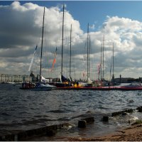 Яхты на Неве *** Yachts on the Neva :: Александр Борисов