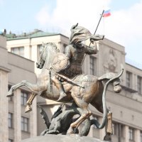 Георгий победоносец с флагом России :: Евгений Павлов