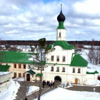 Живоначальной Троицы Антониев Сийский мужской монастырь :: Евгений Шестаков