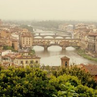 Вид на Флоренцию в непогоду :: Любовь Изоткина
