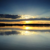 Закат на Великой реке... :: Buba-1_2M Исаков