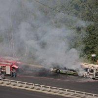 Пожар автобуса на Варшавском шоссе (8) :: Николай Ефремов
