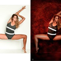 огненная дева (до и после) :: Veronika G