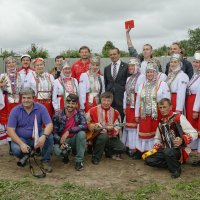 Участники Экспедиции "Россия-2014" на празднике Акатуй :: Валерий Шибаев