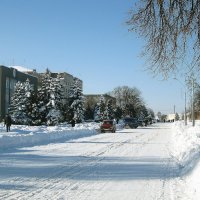 Зима в городе :: Леонид Корейба