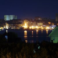 Ночь. Морской вокзал. Анапа. :: Владимир Михеев