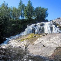 Водопад на реке Лавна (2) :: Ольга Засухина 