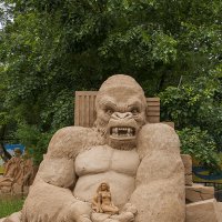 Песочная скульптура в Сокольниках :: Елена Попова