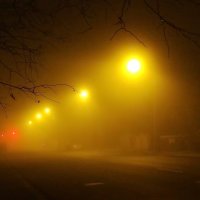 Ночной туман :: Анатолий Коробейников