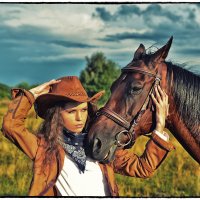 Девушка кoвбoй (Cowboy Girl) :: Павел Генов