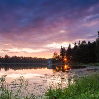 закат на Белом озере :: Ivan_S 