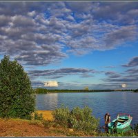 Угличское водохранилище, Калязин :: Дмитрий Анцыферов