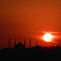 Голубая Мечеть в закате/СТАМБУЛ :: Çetin Kayaoğlu 