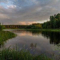 Вечер на озере "Черное" :: Сергей Быстров