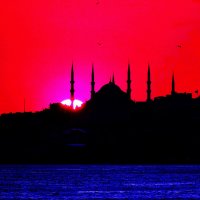 Голубая Мечеть в закате 2 /СТАМБУЛ :: Çetin Kayaoğlu 