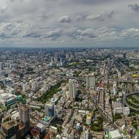 Вид на Бангкок с 84 этажа отеля Baiyoke Sky :: Sergey 