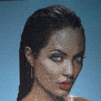 Мозаика  2х3 метра Портрет Анджелины Джоли :: Art-Mosaic Брагин