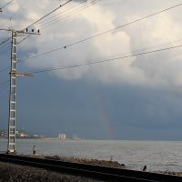 Прошла гроза... Здравствуй радуга... :: Андрей Горячев