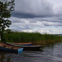Пейзаж с лодками. :: zoja 