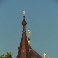 купола Свято-Пантелеймоновского мужского монастыря :: Александр Корчемный