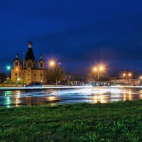 Ночные огни городка :: Анатолий Тимофеев