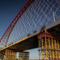 Строящийся мост в Новосибирске :: Ирина Терентьева