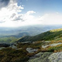 Панорамный снимок с вершины горы Mansfield в Вермонте :: Vadim Raskin
