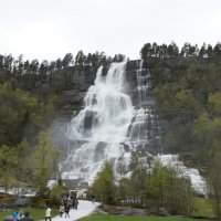 Каскадный водопад Твиндефоссен - Один из самых эффектных водопадов Норвегии :: Елена Павлова (Смолова)
