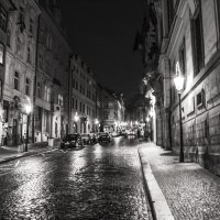Пражская улочка ночью :: Никита Иванов