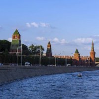 Вид Москвы с реки :: Сергей Sahoganin