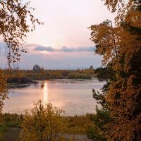 Осенний северный закат. :: Алексей Хаустов